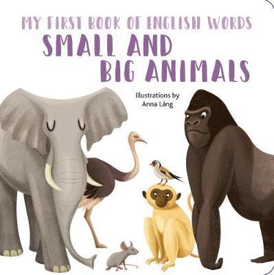 Cover for Anna Lang · Small and Big Animals: My First Book of English Words - My First Book of English Words (Board book) (2019)