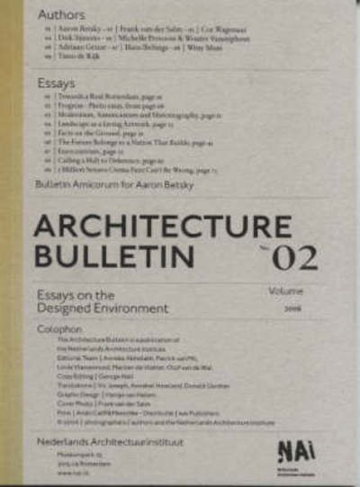 Cover for Hans Ibelings · Architecture - Bulletin (Paperback Book) (2007)