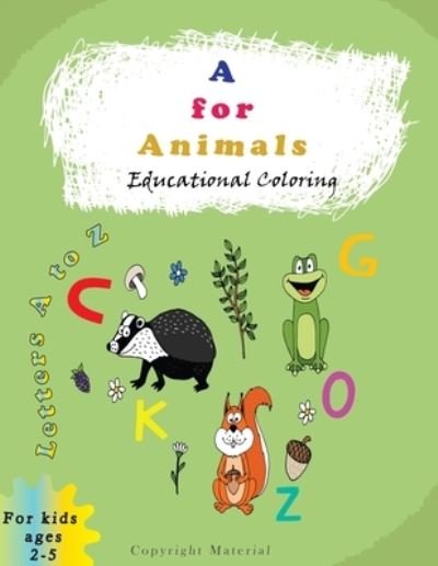 Cover for A M Books · A for Animals (Pocketbok) (2020)
