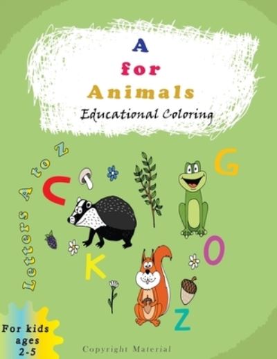 Cover for A M Books · A for Animals (Paperback Book) (2020)