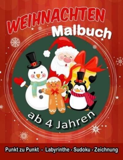 Cover for D de · Malbuch Weihnachten ab 4 Jahren (Taschenbuch) (2020)