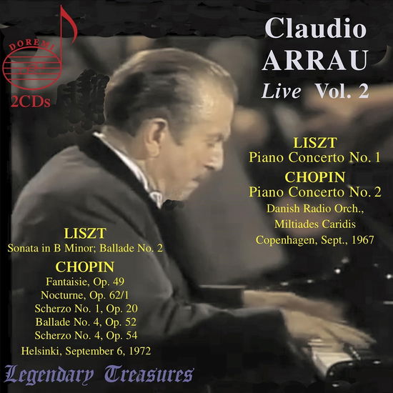 Claudio Arrau Live, Vol. 2 - Chopin / Liszt / Danish Radio Orchestra - Música - DOREMI - 0061297823567 - 5 de julio de 2024