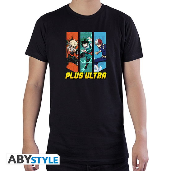 Cover for My Hero Academia · MY HERO ACADEMIA - Tshirt Heroes colors man SS (Zubehör)