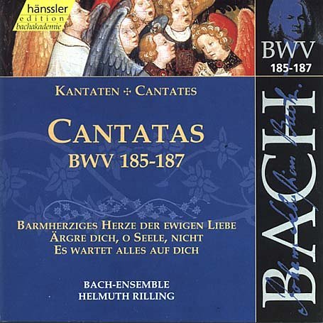 Cover for Bach-collegium / Rilling · BACH: Kantaten BWV 185-187 (CD) (2000)