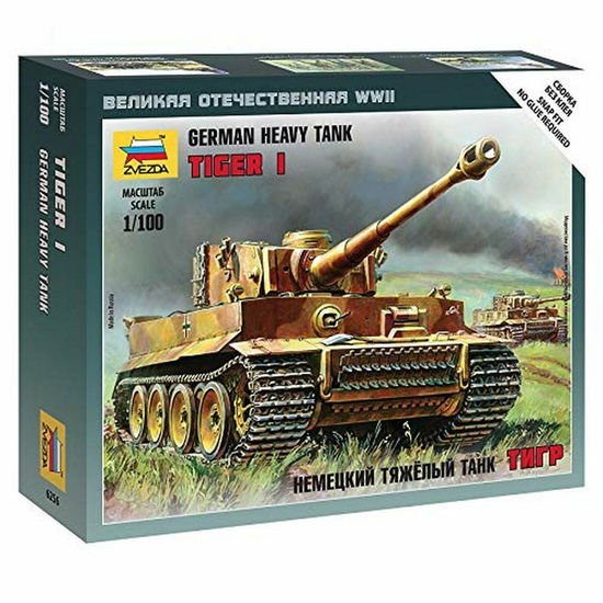 1:100 Tiger I - German Heavy Tank - 1:100 Tiger I - Marchandise - Zvezda - 4600327062567 - 