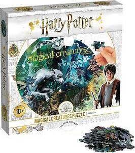 Harry Potter Collectors Round 500 piece (Magical Creatures) Jigsaw Puzzle - Harry Potter - Brætspil - HARRY POTTER - 5036905039567 - 21. september 2020