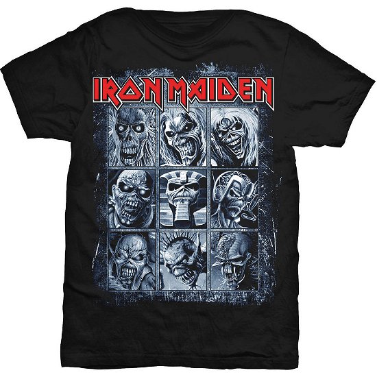 Iron Maiden Unisex T-Shirt: Nine Eddies - Iron Maiden - Fanituote - Global - Apparel - 5055979916567 - 