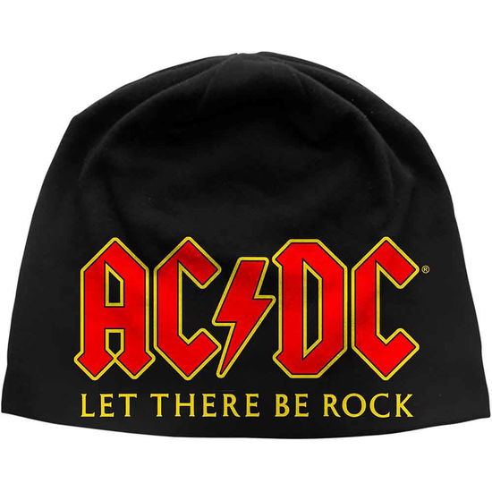 Cover for AC/DC · AC/DC Unisex Beanie Hat: Let There Be Rock (Black) (CLOTHES) [Black - Unisex edition] (2017)