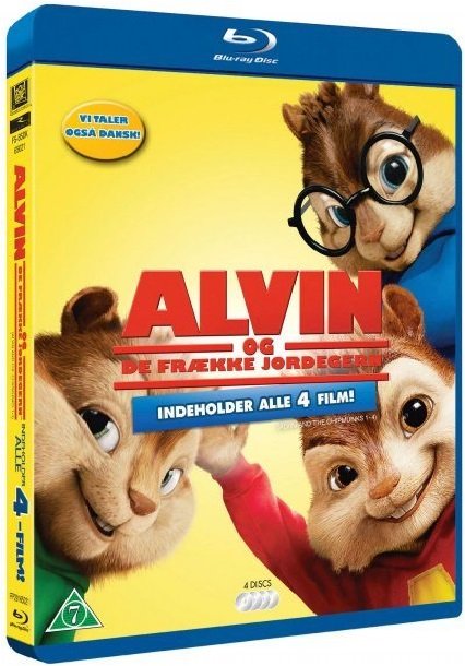 Cover for Alvin Og De Frække Jordegern · Alvin Og De Frække Jordegern Bokssæt (Blu-ray) (2016)