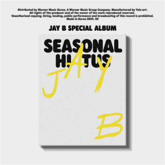 Cover for Jay B · Seasonal Hiatus (CD/Merch) (2023)