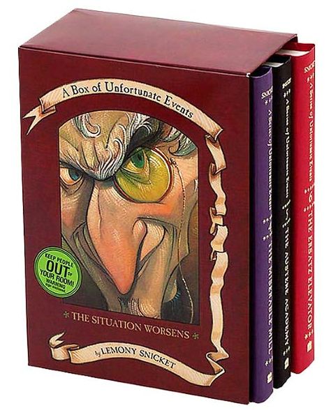 Cover for Lemony Snicket · A Series of Unfortunate Events Box: The Situation Worsens (Books 4-6) - A Series of Unfortunate Events (Hardcover Book) [Slp edition] (2002)