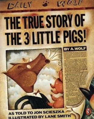 The True Story of the Three Little Pigs - Jon Scieszka - Bøker - Penguin Random House Children's UK - 9780140540567 - 31. oktober 1991