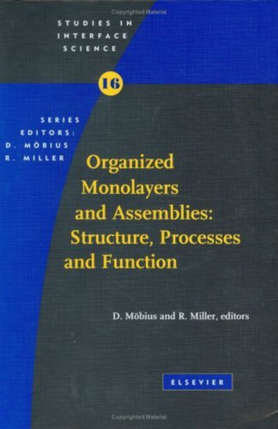 Cover for D Mobius · Organized Monolayers and Assemblies: Structure, Processes and Function - Studies in Interface Science (Hardcover Book) (2002)