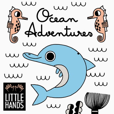 Cover for Words &amp; Pictures · Ocean Adventures: A Magic Bath Book - Little Hands Bath Books (Board book) (2020)