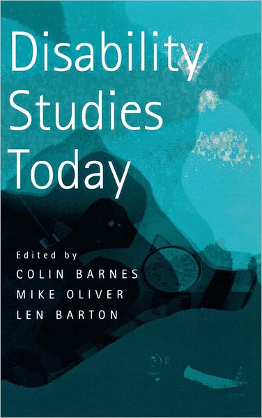 Cover for C Barnes · Disability Studies Today (Gebundenes Buch) (2002)