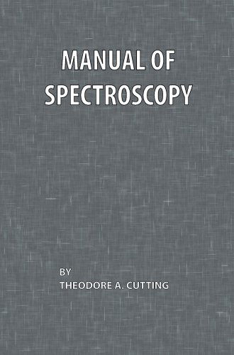 Cover for Theodore A. Cutting · Manual of Spectroscopy (Paperback Book) (1949)