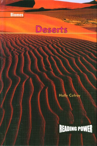 Cover for Holly Cefrey · Deserts (Biomes) (Hardcover Book) (2003)