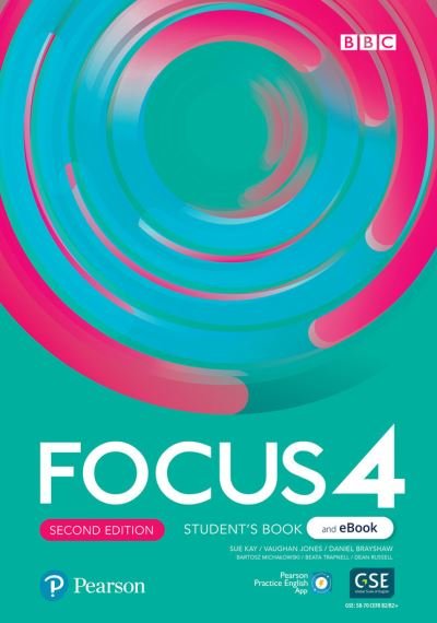 Cover for Sue Kay · Focus 2ed Level 4 Student's Book &amp; eBook with Extra Digital Activities &amp; App (Bok) (2021)