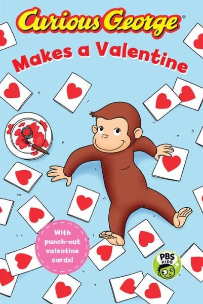Cover for H. A. Rey · Curious George Makes a Valentine (CGTV Reader) - Curious George (Paperback Bog) (2017)