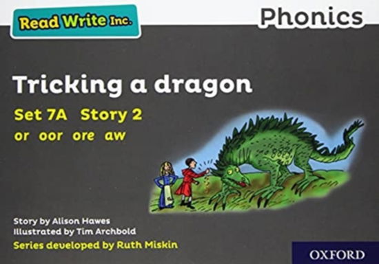 Cover for Alison Hawes · Read Write Inc. Phonics: Tricking a dragon (Grey Set 7A Storybook 2) - Read Write Inc. Phonics (Paperback Bog) (2021)