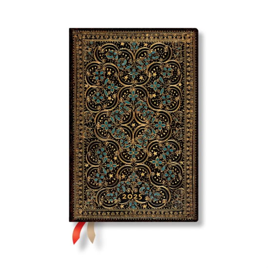 Paperblanks · Restoration (The Queen’s Binding) Mini 12-month Verso Hardback Dayplanner 2025 (Elastic Band Closure) - The Queen's Binding (Hardcover Book) (2024)