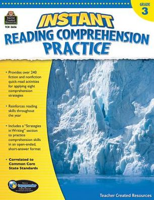 Cover for Teacher Created Resources · Instant Reading Comprehension Practice: Grade 3 (Paperback Book) (2015)