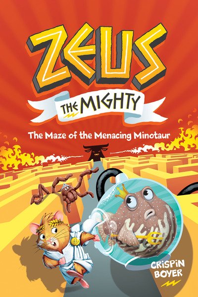 Cover for National Geographic Kids · Zeus The Mighty 2: The Maze of Menacing Minotaur (Hardcover Book) (2020)