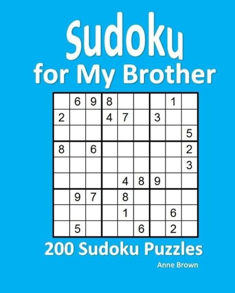 Cover for Anne Brown · Sudoku for My Brother (Pocketbok) (2016)