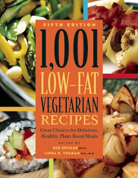 Cover for Sue Spitler · 1,001 Low-Fat Vegetarian Recipes: Great Choices for Delicious, Healthy Plant-Based Meals - 1,001 (Paperback Book) [Fifth edition] (2014)