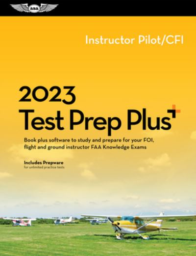 Cover for Asa Test Prep Board · 2023 Instructor Test Prep Plus (Hardcover Book) (2022)