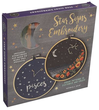 Cover for Kathryn Chipinka Dalby · Star Signs Embroidery: Zodiac Patterns to Customize and Create - Embroidery Craft (Book) (2020)