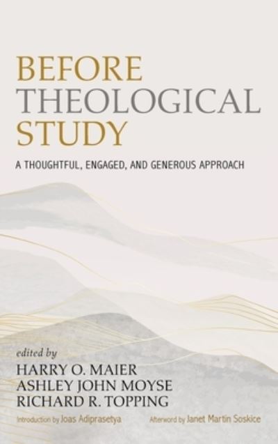 Cover for Harry O Maier · Before Theological Study (Hardcover Book) (2021)