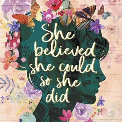 Cover for Willow Creek Press · She Believed She Could, So She Did (Hardcover Book) (2020)