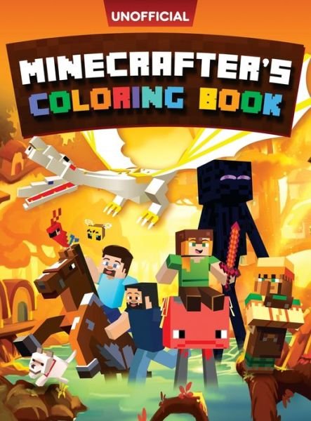Cover for Ordinary Villager · Minecraft Coloring Book: Minecrafter's Coloring Activity Book: 100 Coloring Pages for Kids - All Mobs Included (An Unofficial Minecraft Book) (Hardcover bog) (2020)