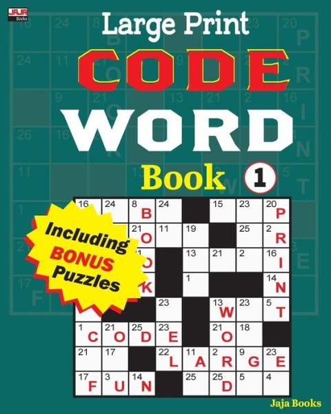 Cover for Jaja Books · Large Print CODE WORD Book 1 (Paperback Book) (2018)