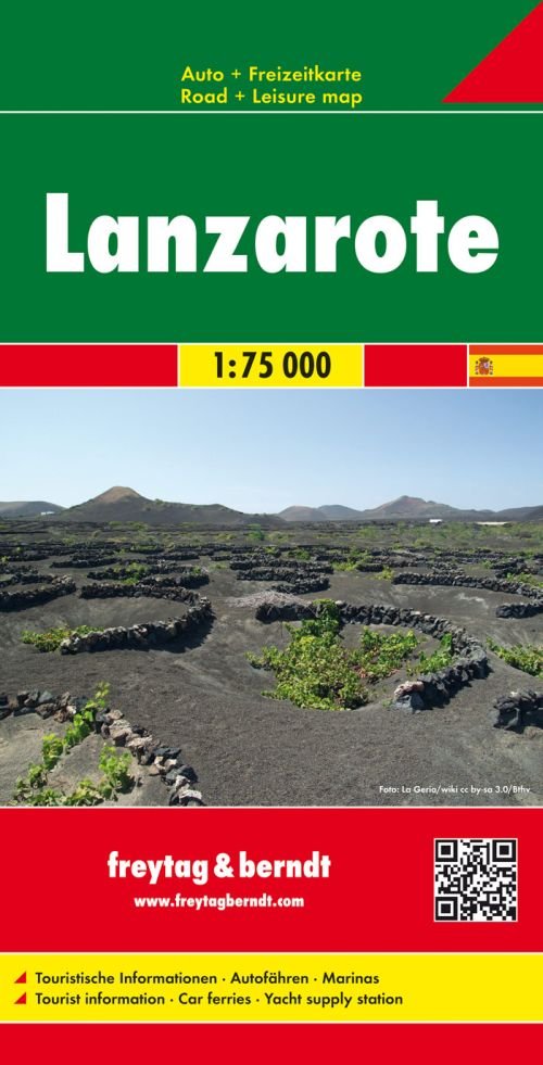 Cover for Freytag &amp; Berndt · Lanzarote Road-, Hiking Map 1:75 000 (Kartor) (2018)