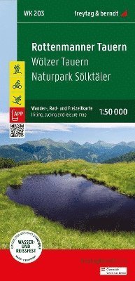 Cover for Wk 0203 Rottenmanner Tauern · Wölzer Tauern - Naturpark Sölktäler 1:50000 (Book)