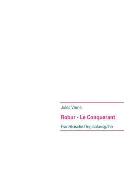 Cover for Jules Verne · Robur - Le Conquerant (Paperback Book) [German edition] (2008)