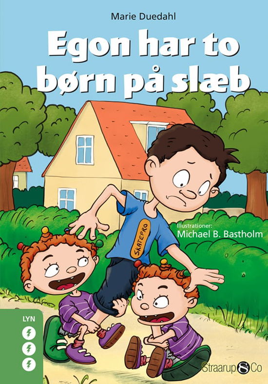 Cover for Marie Duedahl · Lyn: Egon har to børn på slæb (Hardcover Book) [1er édition] (2023)