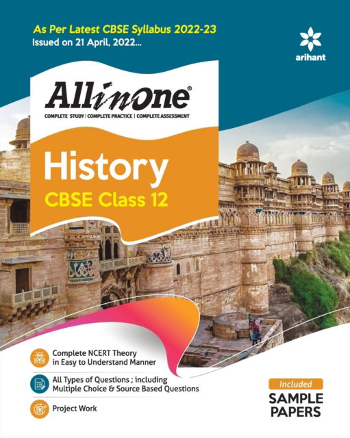 Cover for Madhumita Pattrea · Cbse All in One History Class 12 2022-23 (as Per Latest Cbse Syllabus Issued on 21 April 2022) (Paperback Book) [4 Revised edition] (2022)