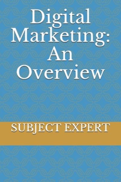 Cover for Subject Expert · Digital Marketing (Taschenbuch) (2020)