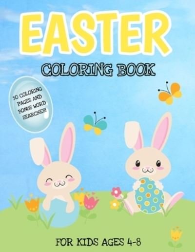 Cover for Distinct Turtle Publishing · Easter Coloring Book For Kids Ages 4-8 (Pocketbok) (2021)