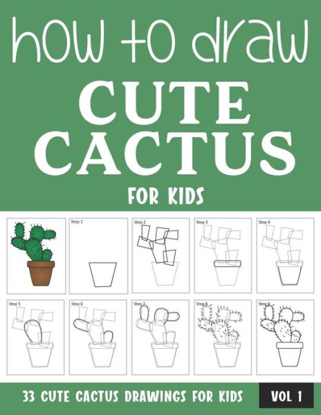 Cover for Sonia Rai · How to Draw Cute Cactus for Kids (Paperback Book) (2021)