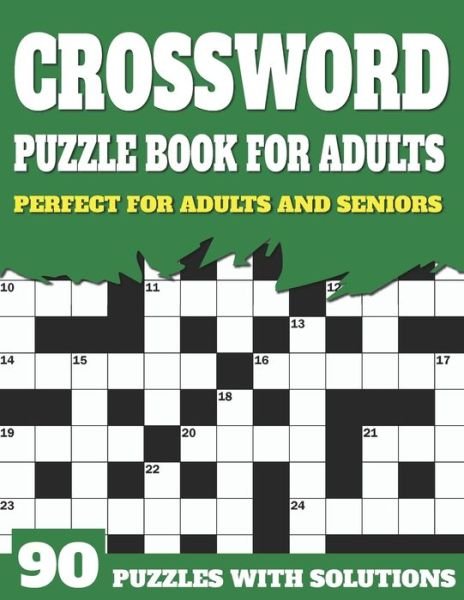 Cover for Jl Shultzpuzzle Publication · Crossword Puzzle Book For Adults: Large Print Crossword Puzzles And Solutions For Adults And Seniors Who Love To Enjoy Their Time With Word Puzzles (Pocketbok) [Large type / large print edition] (2021)