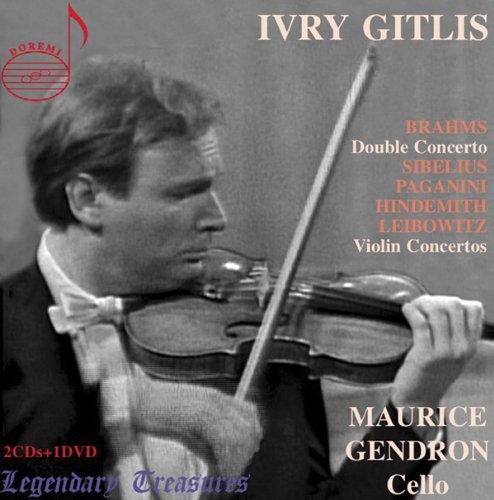 Cover for Gitlis / Gendron / Sibelius / Paganini · Violin Concertos (CD) [Box set] (2010)