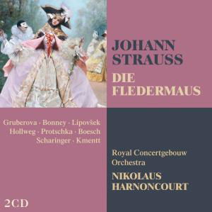 Strauss J: Die Fledermaus (Complete) - Strauss J / Gruberova / Rco / Harnoncourt - Muziek - WARNER - 0825646912568 - 15 mei 2009