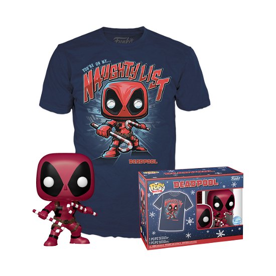 Deadpool Hld Tg. S - Marvel: Funko Pop! & Tee - Merchandise - Funko - 0889698636568 - 15. desember 2022