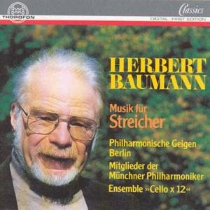 Music for Strings - Baumann / Geigen Philharmonia - Musik - THOR - 4003913122568 - 21 november 1995
