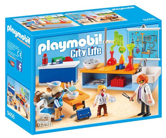 Cover for Playmobil · Playmobil - Playmobil 9456 Scheikundelokaal (Leketøy) (2019)