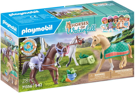 Cover for Playmobil · Playmobil: 71356 Set 3 Cavalli Con Selle (MERCH)